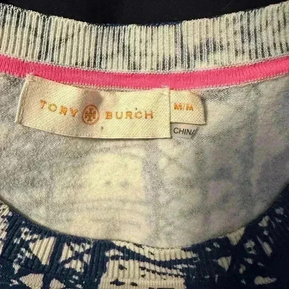 Tory Burch Short Sleeve Sweater M - Picture 6 of 6